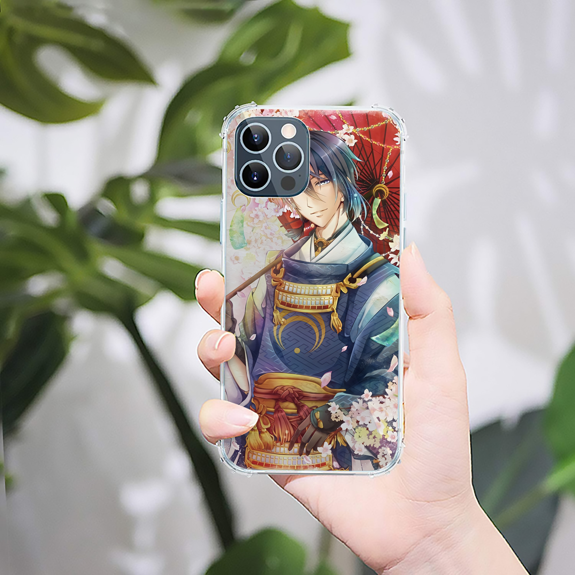 （画像用） 刀剣乱舞 Touken Ranbu 【iPhone 12シリーズ対応】透明スマホケース（クリアソフトケース）